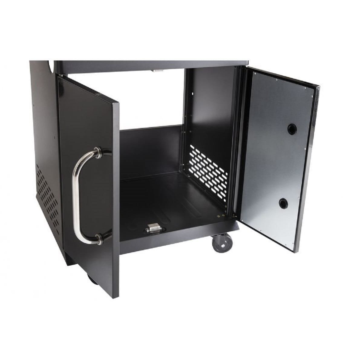 Evier integrale aux barbecues noir